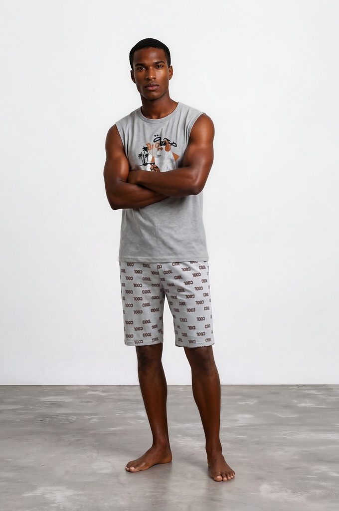 Ensemble homme débardeur et short صحة BRO