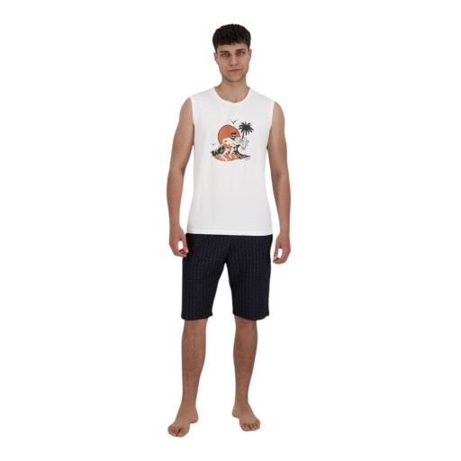 [05-010-26-041-K925-L] Ensemble homme débardeur et short THE SURFER DALI (L)