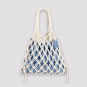 Tote en jeans et macrame