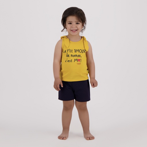 [05-010-26-044-K534-12/18M] Ensemble bébé fille sans manches LE PETIT AMOUR (12/18M)