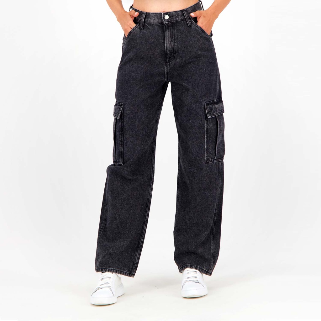 Cargo jeans femme - KAMILA