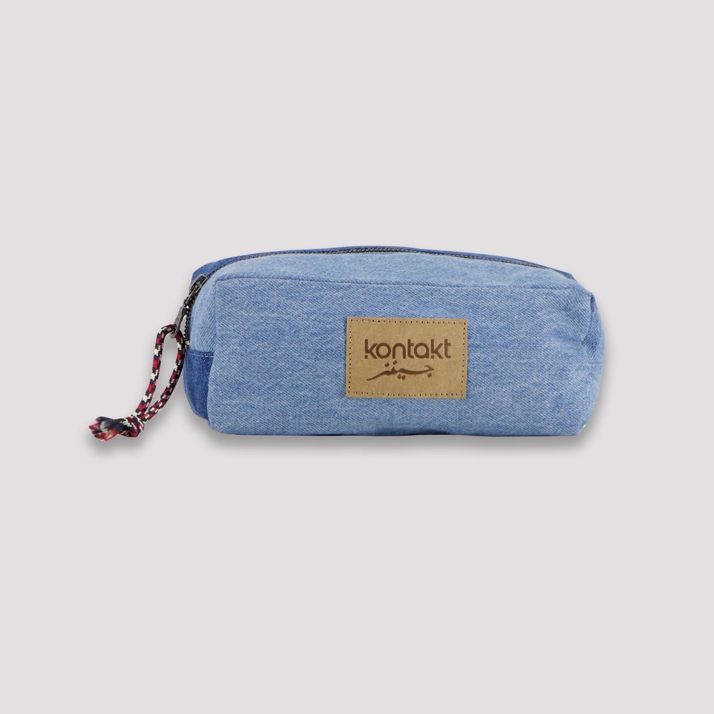 Trousse kontakt bi-couleurs en jeans