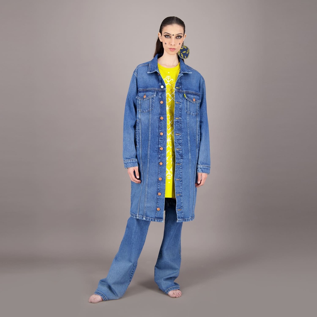 Jacket &amp; veste oversized unisxe en jeans Modular - TUNIS FASHION WEEK 2024