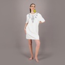 T-shirt &amp; Robe oversized unisexe Modular MOTIF BERBERE HEAVY PRINT AND LASER - TUNIS FASHION WEEK 2024