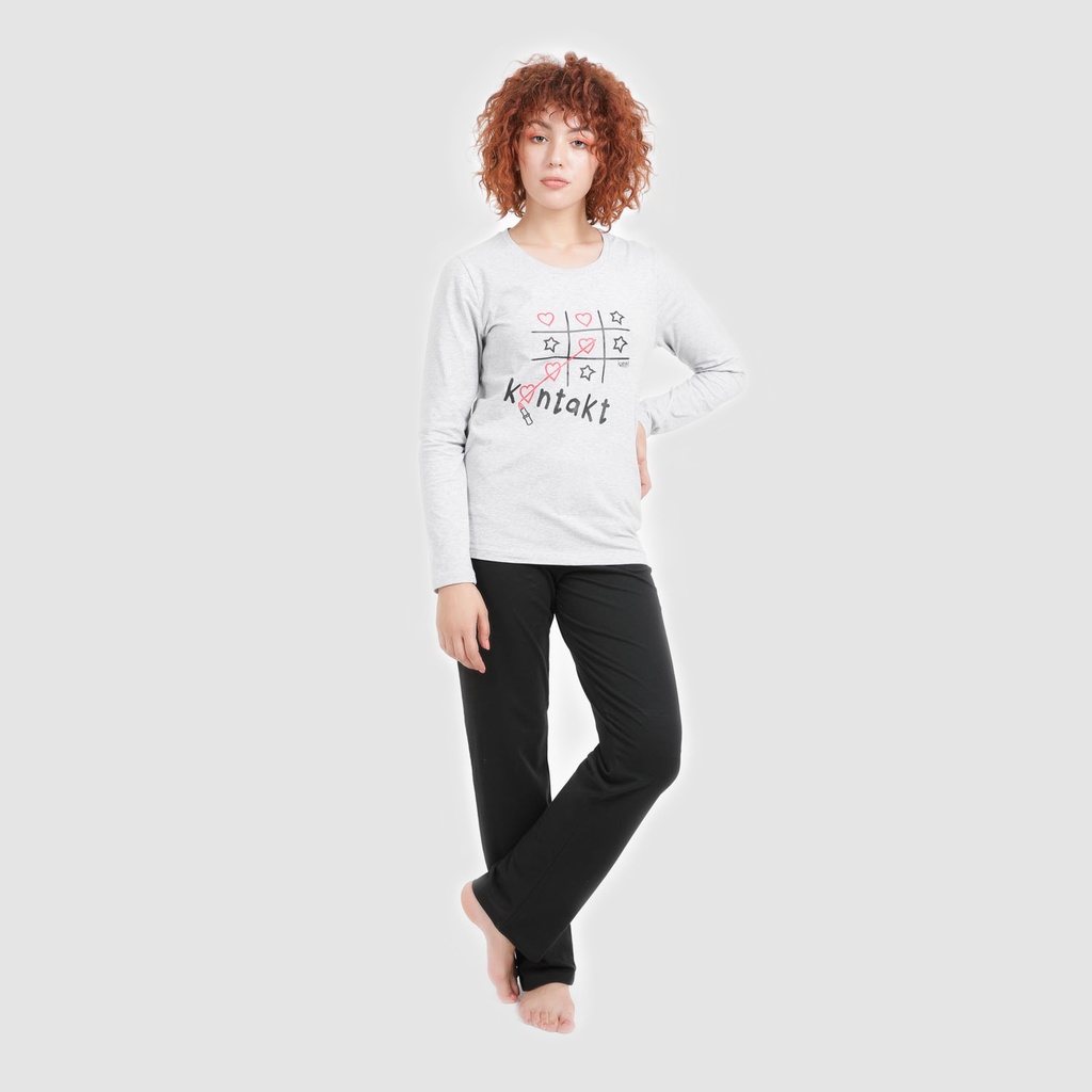 Pyjama femme manches longues XOXO