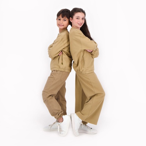 [05-010-90-027-K156-10/12A] Bombers unisexe enfant avec poches passepoilées (10/12A)