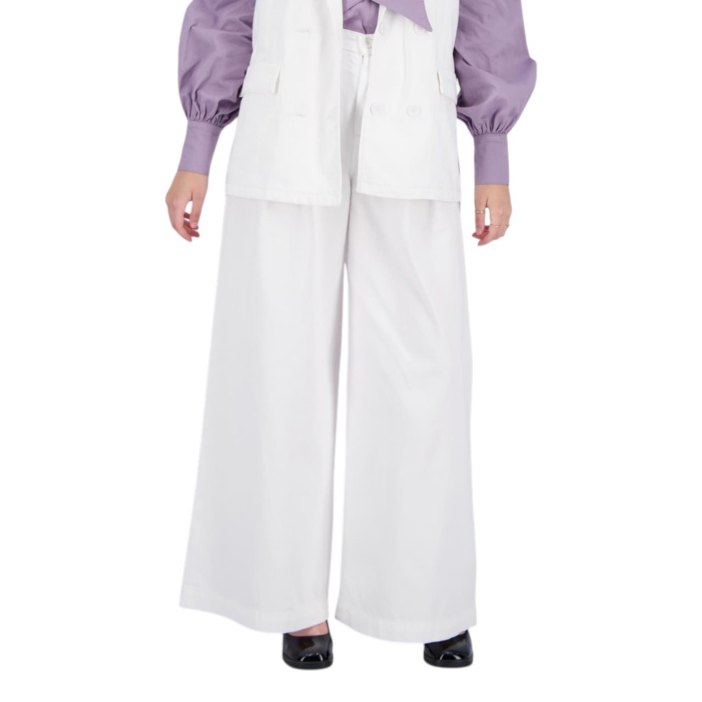 Chino wide leg femme - CHEDIA