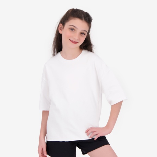 [05-010-36-204-K000-10/12A] Sweat oversized fille manches courtes (10/12A)