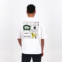 T-shirt oversized unisexe adulte manches courtes سيب TROTTOIR