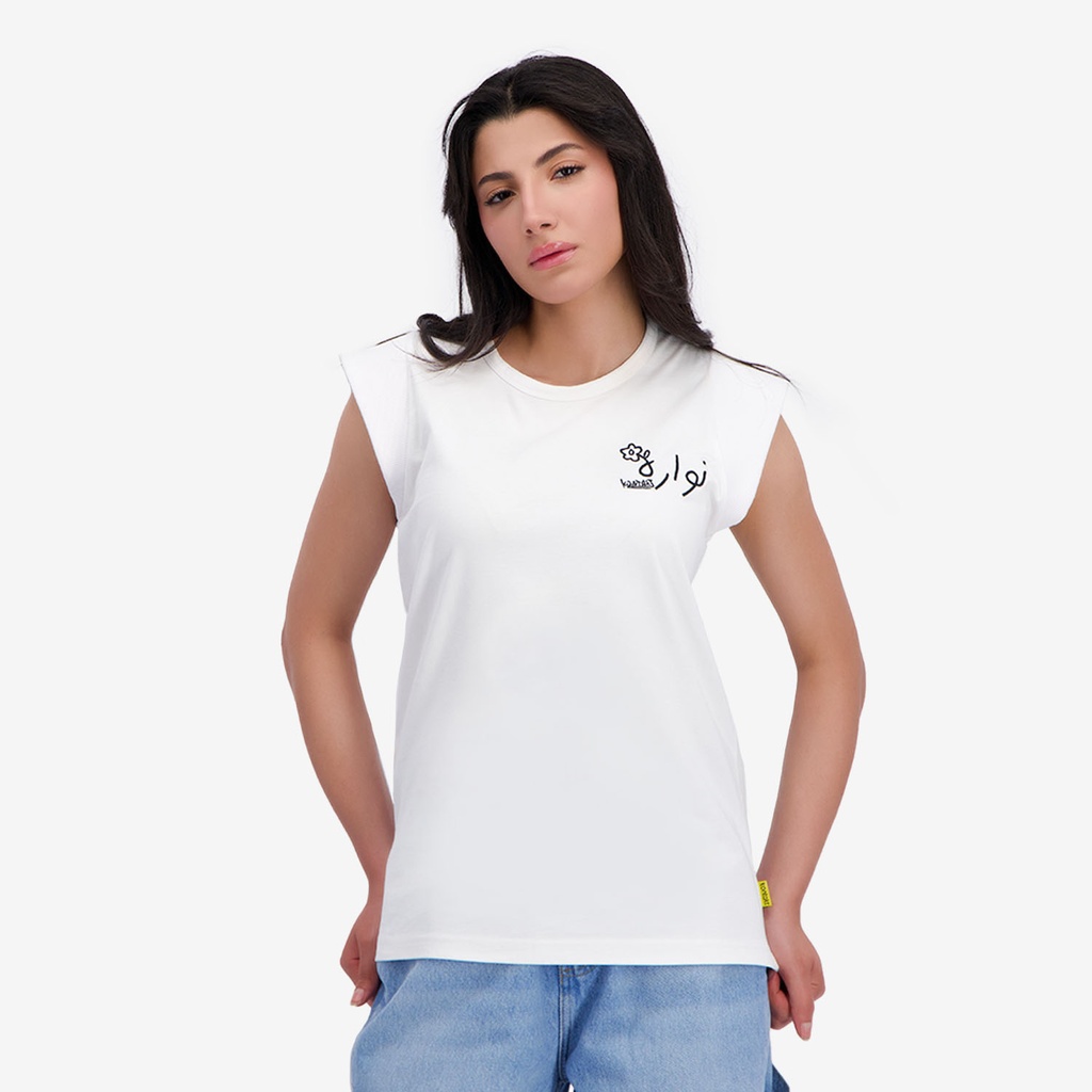 T-shirt femme demi manche نوارة