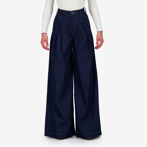 [01-010-01-560-K490-24] Chino Wide leg femme-CHEDIA (24)