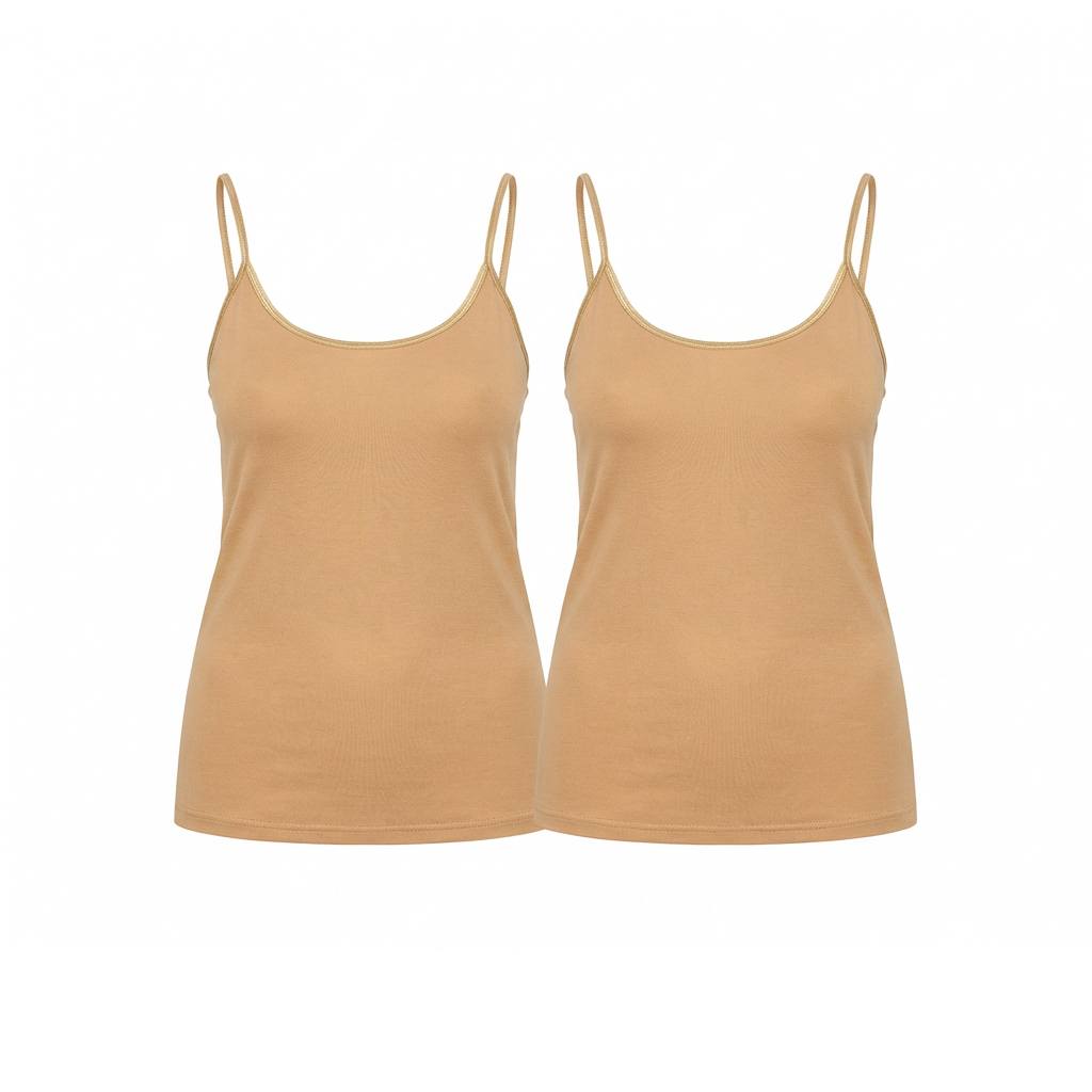 Lot de 2 caracos femme en microfibre extensible