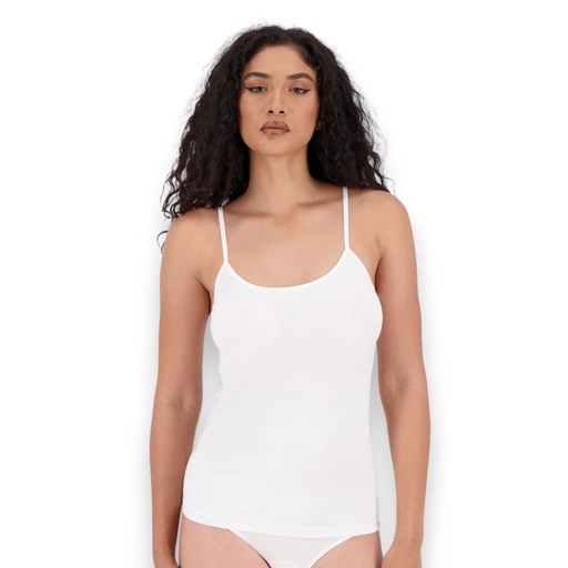 [05-010-08-036-K000-L] Caraco femme en coton bio (Blanc, L)