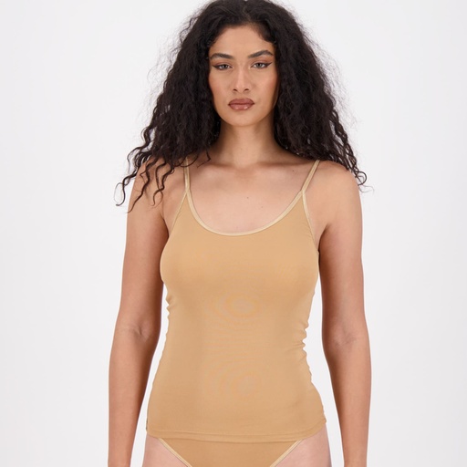 [05-010-08-038-K1008-L] Caraco femme en microfibre extensible (Gold, L)