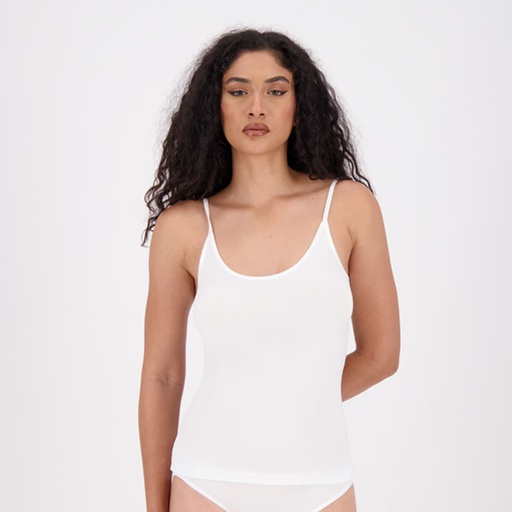 [05-010-08-038-K000-L] Caraco femme en microfibre extensible (Blanc, L)