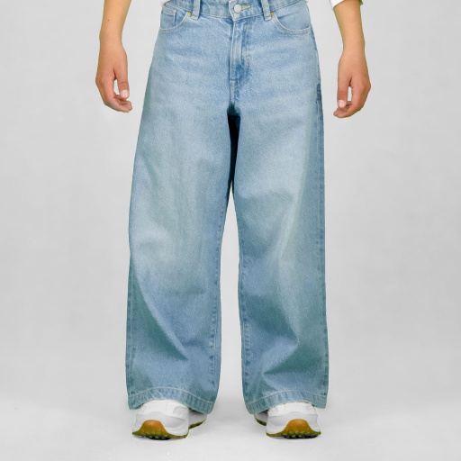 [01-010-01-585-K412-10-12A] Baggy jeans unisexe enfant (Jeans Bleu Clair, 10-12A)