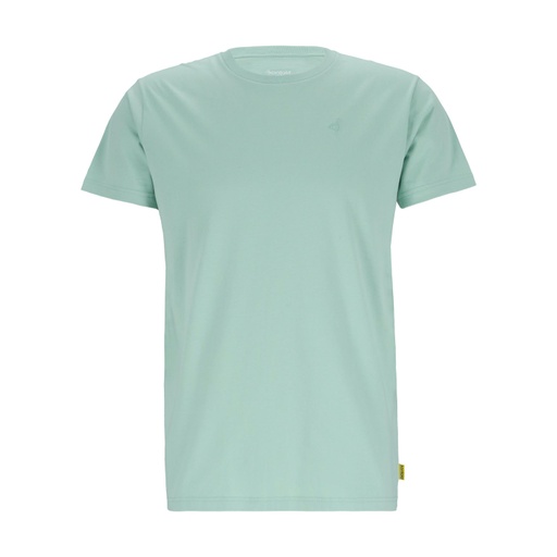 [05-010-02-842-K054-L] T-shirt homme manches courtes avec broderie (Vert, L)