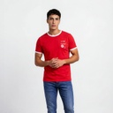 T-shirt unisexe manches  courtes contrasté  تونس تجمعنا