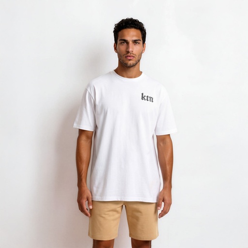 [05-010-02-864-K000-L] T-shirt oversized unisexe manches  courtes JARIDA (L)