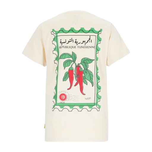 [05-010-02-867-K005-L] T-shirt femme manches courtes الجمهورية التونسية (L)