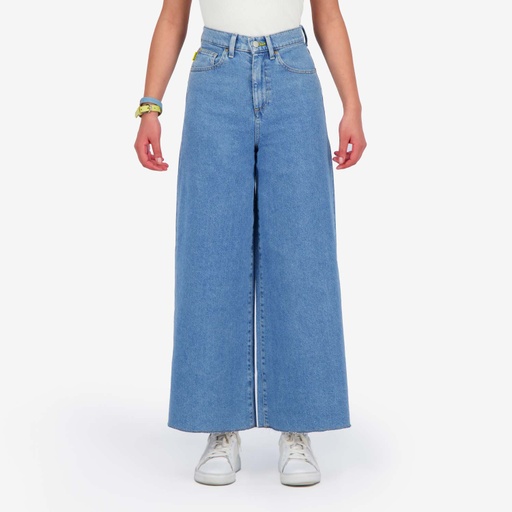 [01-010-01-489-K412-24] Super wide leg jeans femme - WIDED 2.0 (Jeans Bleu Clair, 24)