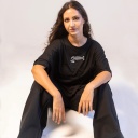 T-shirt poncho femme POISSON