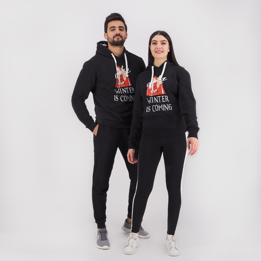 Hoodie noel unisexe WINTER IS COMING