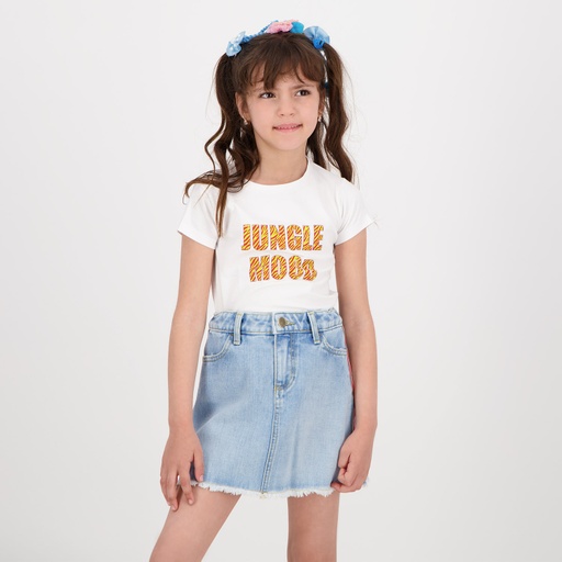 T-shirt fille manches courtes jungle MOOD