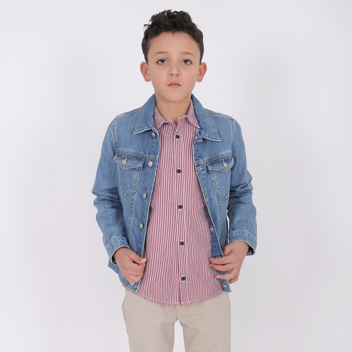 Veste garçon en jeans