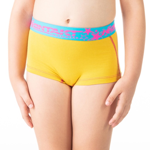 Boxer fille en coton stretch