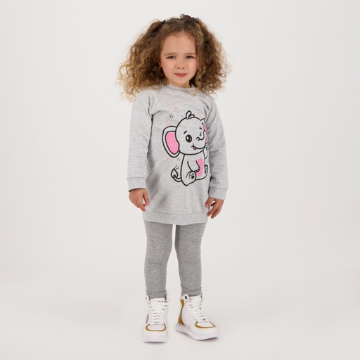 Robe sweat bébé ELEPHANT