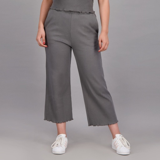 Pantalon côtelé femme