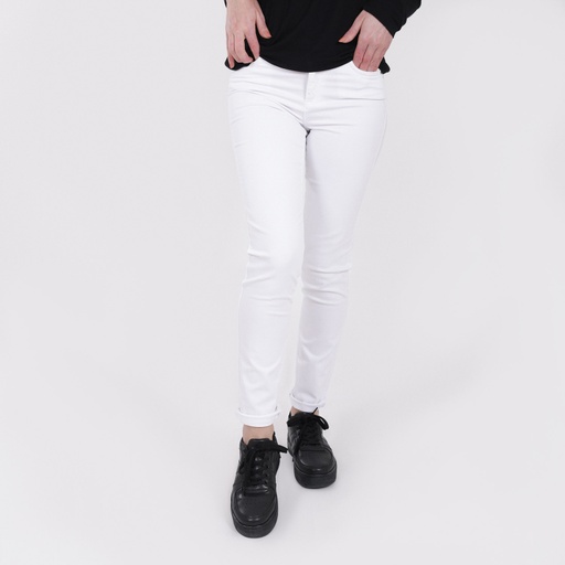 Pantalon slim femme taille haute