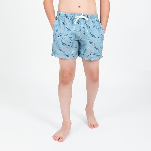 Short de bain garçon imprimé REQUIN