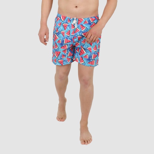 Short de bain homme court imprimé PASTEQUE