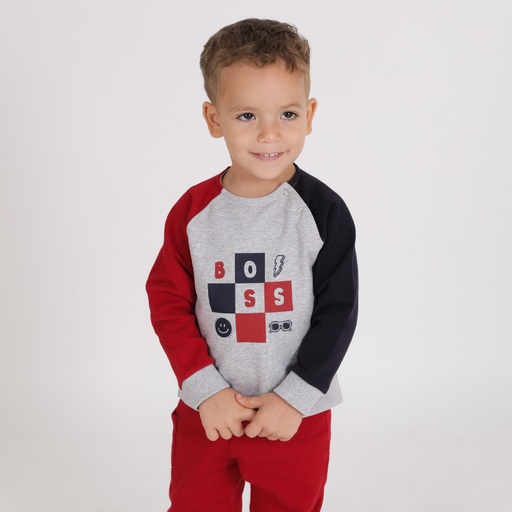 Sweat bébé manches raglan BOSS