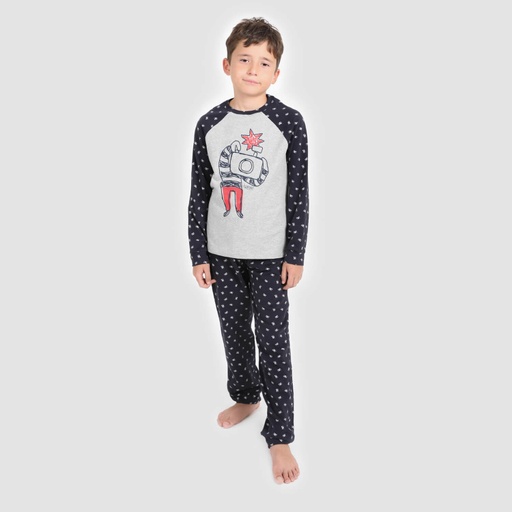 Pyjama garçon manches raglan PHOTO