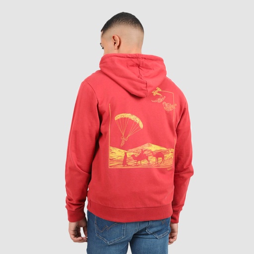 Hoodie zippé homme INTO THE DESERT