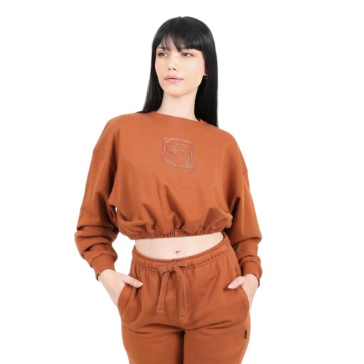 Sweat crop femme THE CAMEL