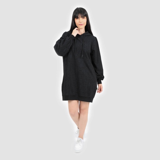 Robe hoodie femme IMPRIME BERBERE