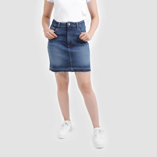 Jupe mini femme en jeans- MINA