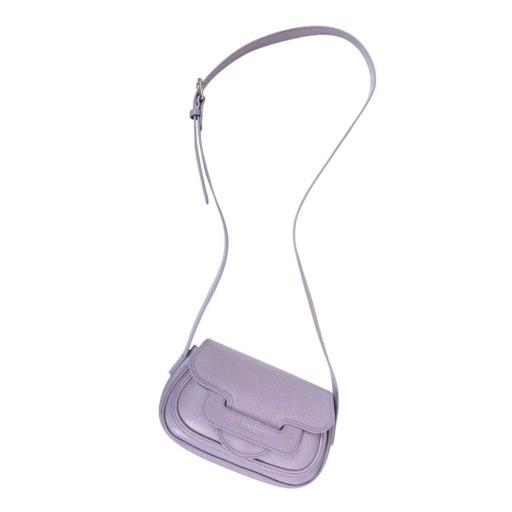 Sac bandoulière en cuir - SAGHIRA - Rose Corail
