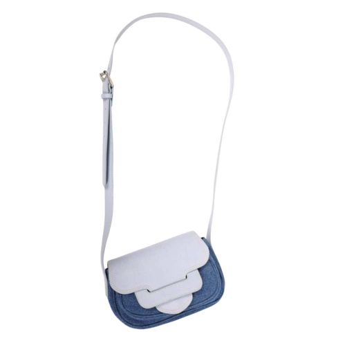 Sac bandoulière en jeans - SAGHIRA - Rose Corail