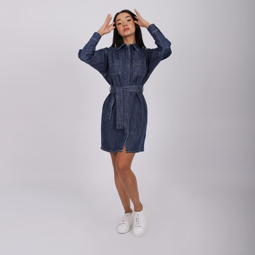 Robe chemise femme en jeans - RAIFA