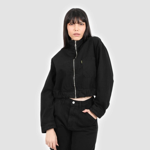 Veste zippé femme avec bas élastique - KENZA