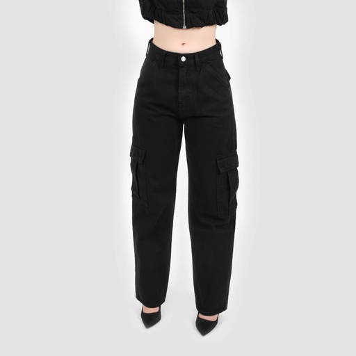 Pantalon cargo femme-KAMILA