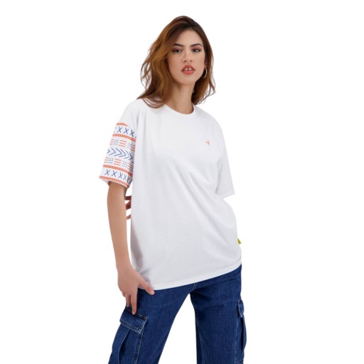 T-shirt oversized femme manches courtes MARGOUM SYMBOLS