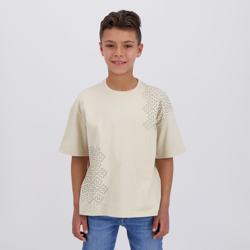 T-shirt oversized garçon manches courtes LOSANGE MARGOUM