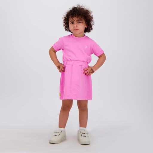 Robe bébé fille avec ceinture à la taille