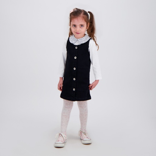 Robe bébé sans manches en jeans